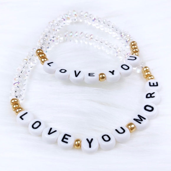 SOLD Mom And Daughter Bracelets Love You Set VSCO - Picture 3 of 7